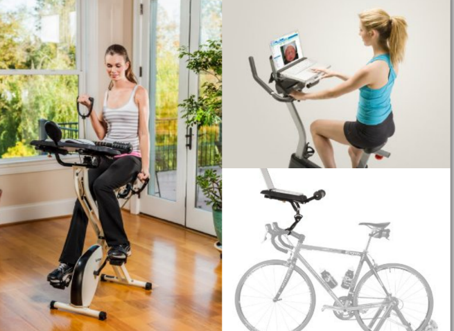 2 Exercise Bike Laptop Holders and Mounts