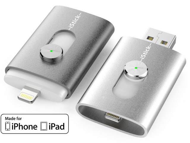 iStick: USB + Lightning Flash Drive for iPhone / iPad