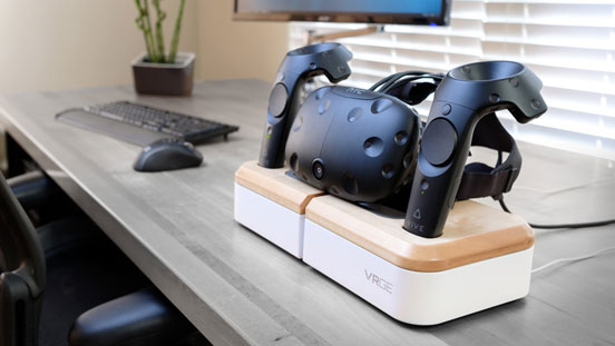 VRGE: Virtual Reality Charging Dock