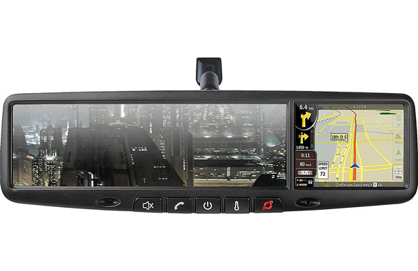 3 GPS Equipped Rearview Mirrors for Your Car