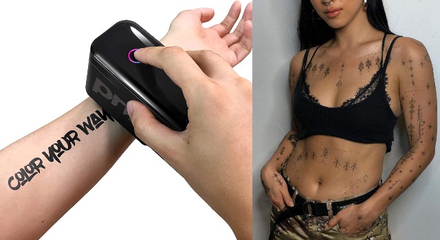 Prinker S Temporary Tattoo Device with App