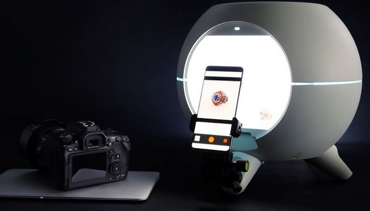 Foldio360 Smart Dome with Product Photography with 360 Turntable